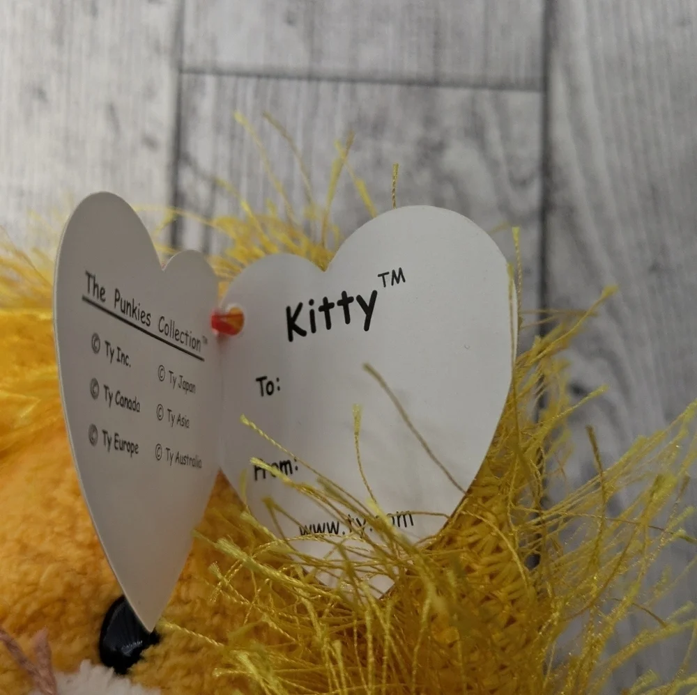 Ty kitty Yellow Lion Plush Toy